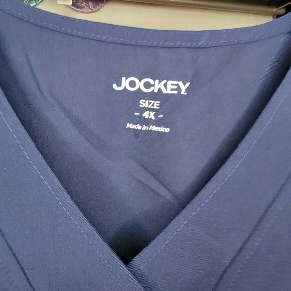 Jockey Scrub Top Fitted (Women's Cut) SS Navy - Size 4XL NWT - Picture 3 of 5